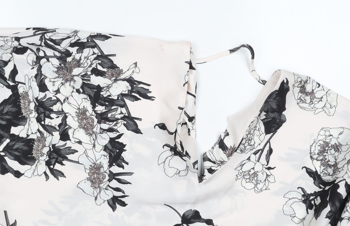 River Island Women's Floral Cropped Blouse