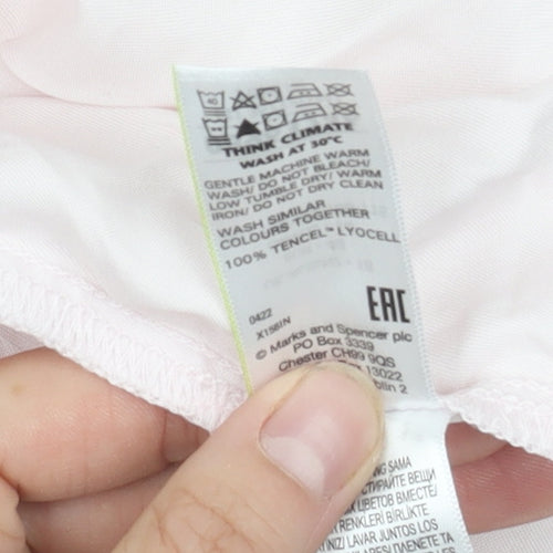 Marks and Spencer Women's Pink Blouse UK 18