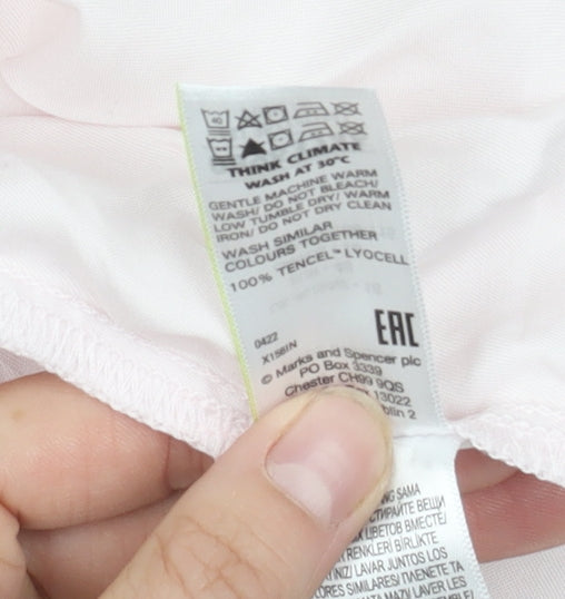 Marks and Spencer Women's Pink Blouse UK 18