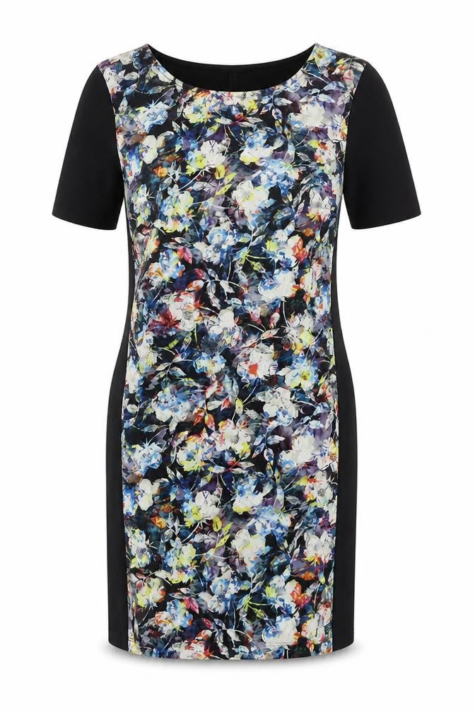 Warehouse Women’s Black Floral Sheath Dress Size 10