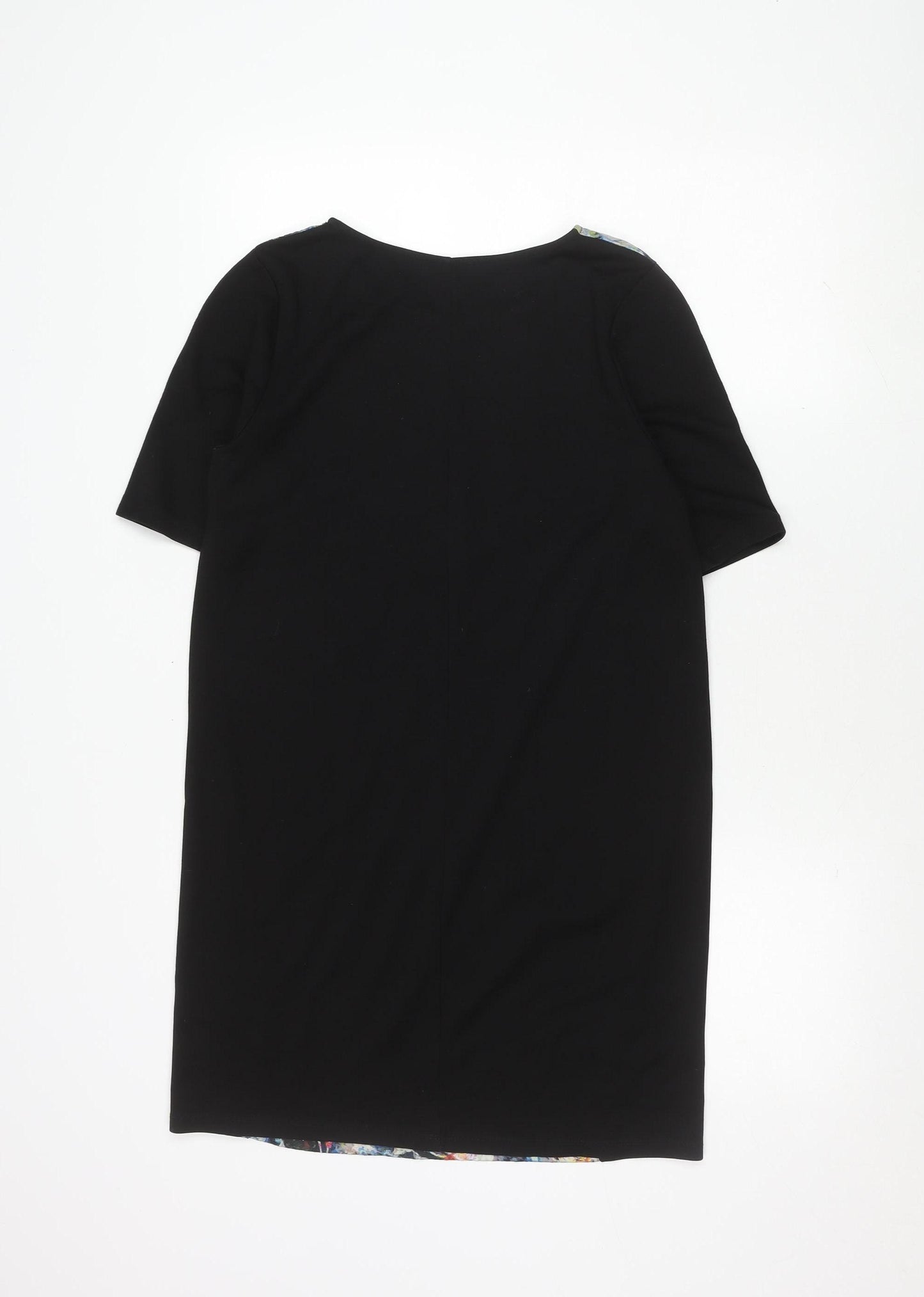 Warehouse Women’s Black Floral Sheath Dress Size 10