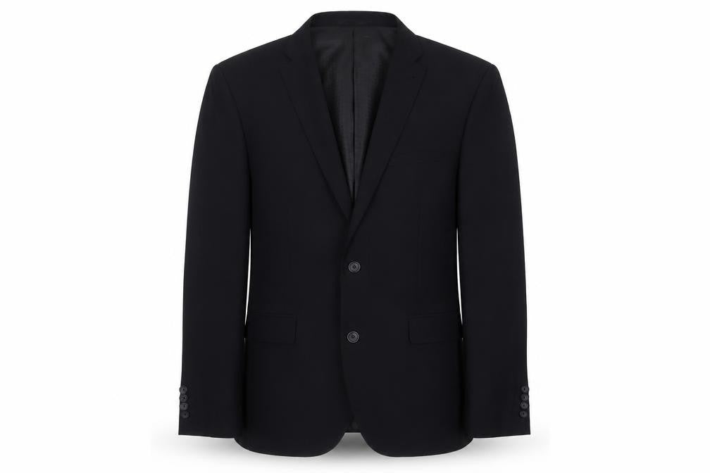 Front view of Next Men's Black Regular Fit Blazer 40R