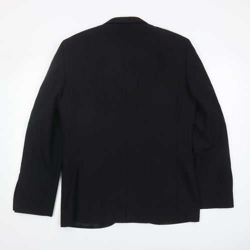 Next Men's Black Regular Fit Blazer 40R