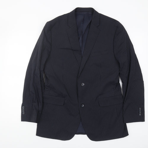 Golfino Men's Blue Striped Blazer 38