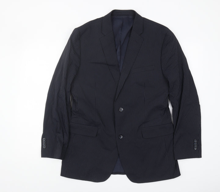 Golfino Men's Blue Striped Blazer 38