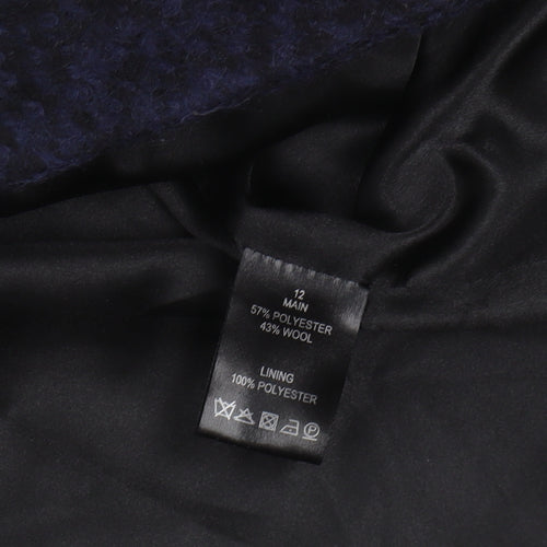 Linea Women's Black Coat Size 12, Versatile Chic Design