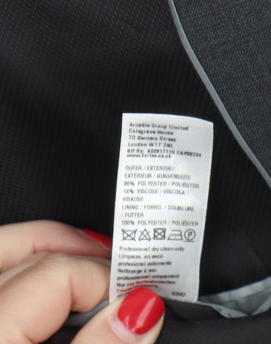 Burton Menswear Men's Grey Slim Blazer 42 Regular
