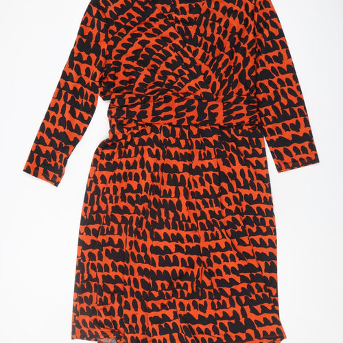Issa London Women’s Multicoloured Animal Print Dress Size 16