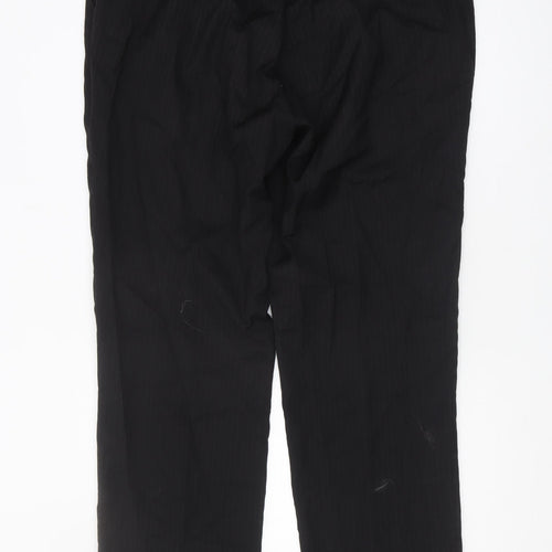Skopes Men's Black Wool Pinstripe Trousers XL