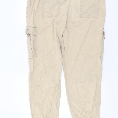 Marks and Spencer Women's Beige Cargo Trousers Size 16
