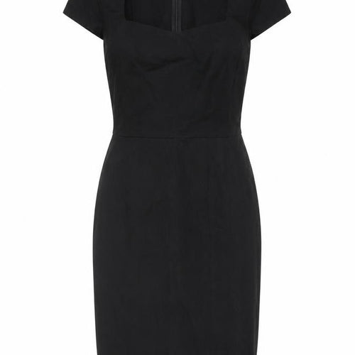 Banana Republic Black Sheath Dress Women XS Short Sleeve