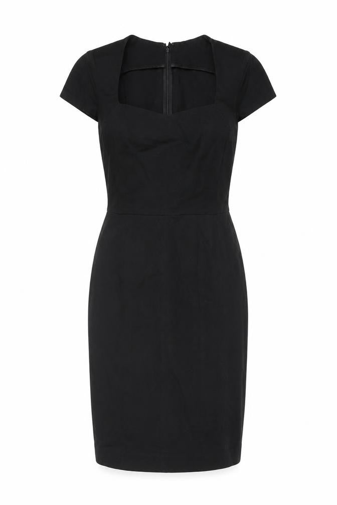 Banana Republic Black Sheath Dress Women XS Short Sleeve