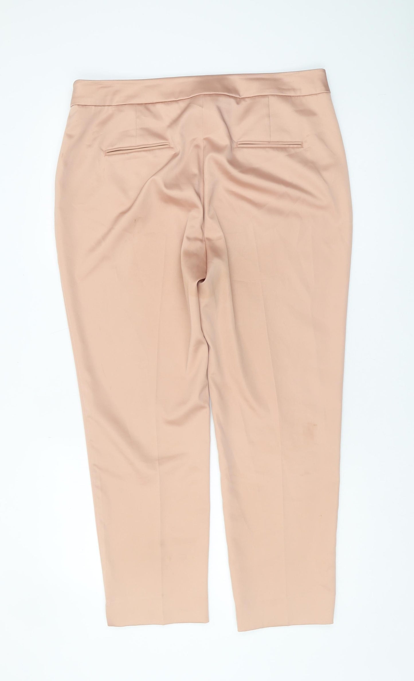 Marks and Spencer Women's Beige Trousers Size 16