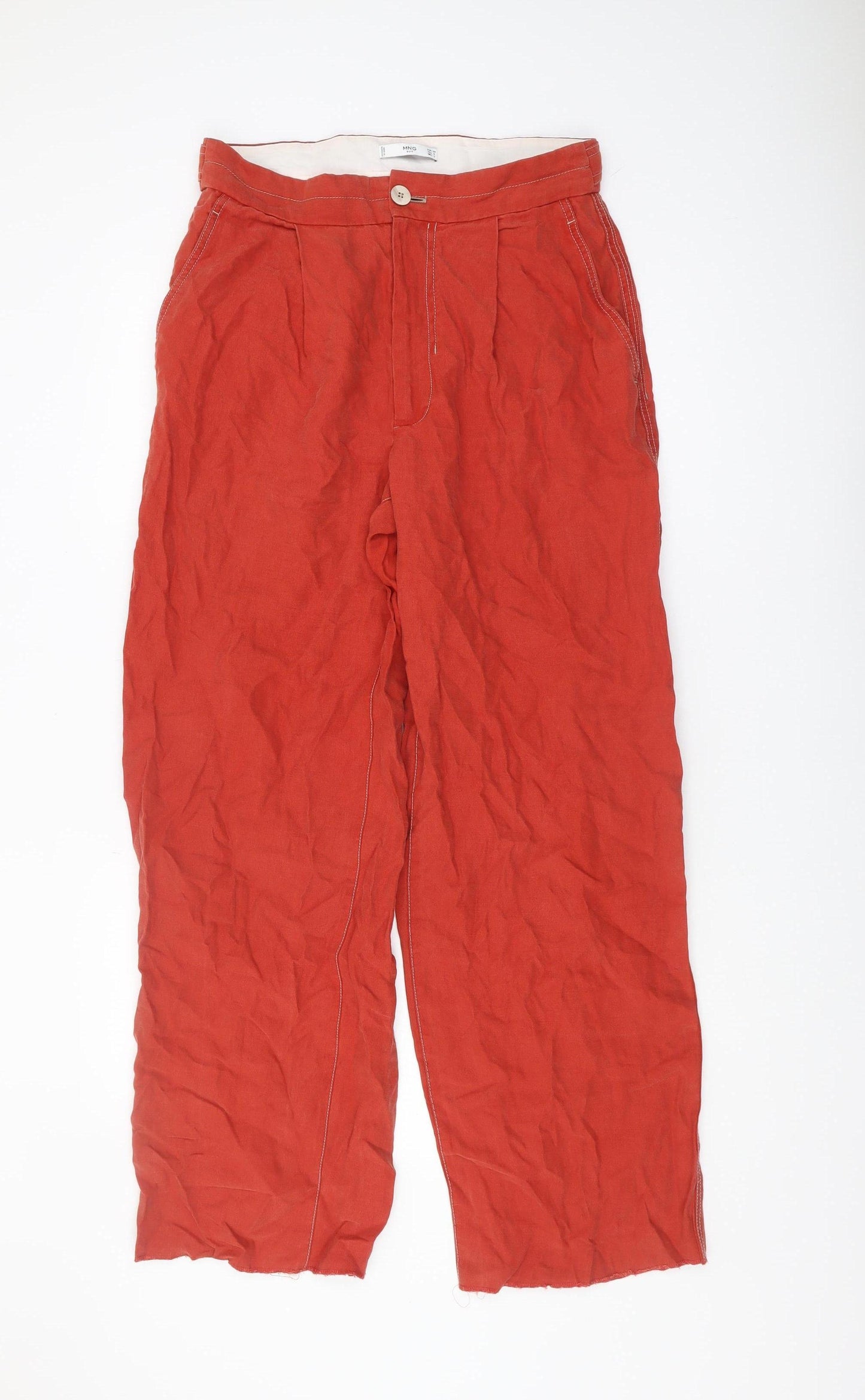 MNG Women's Red Trousers Size 10