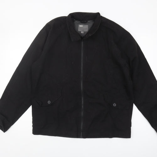 ASOS Black Men's Basic Jacket L Size, Cotton Shell