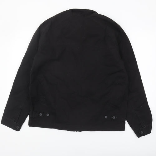 ASOS Black Men's Basic Jacket L Size, Cotton Shell