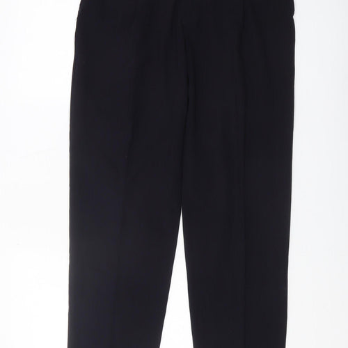 Massimo Dutti Men's Black Trousers 40 Regular Fit