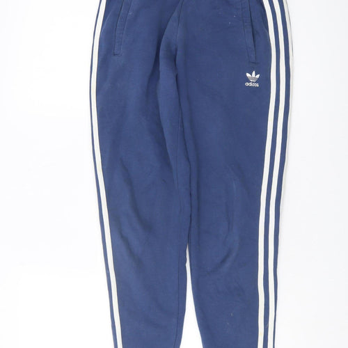 Adidas Women's Blue Jogger Trousers, S, Elastic Waist