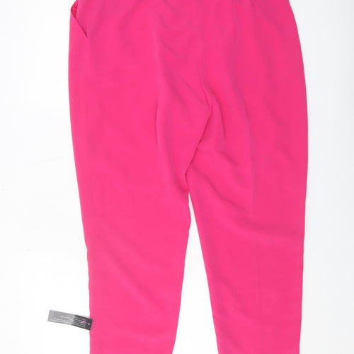 Principles Women's Pink Pleated Trousers Size 14