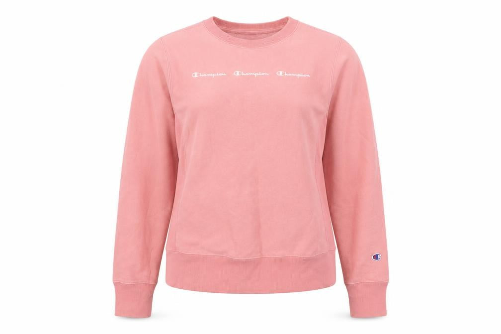 Champion Women's Pink Pullover Sweatshirt Small