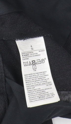 GAP Women's Black Curvy Skinny Ankle Trousers