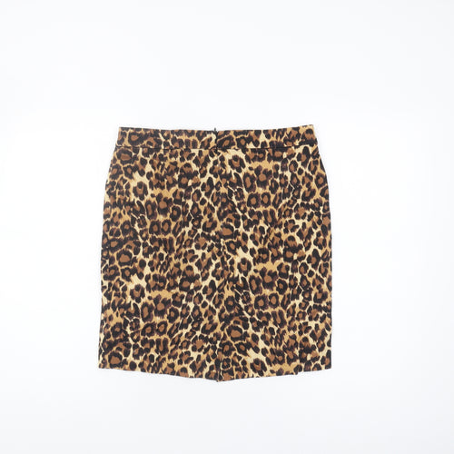 Gap Women’s Multicoloured Pencil Skirt Size 2 - Animal Print