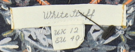 White Stuff Women's Floral Pencil Skirt, Size 12