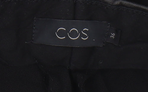 COS Black Women's Viscose Trousers Size 8 Elegant Style