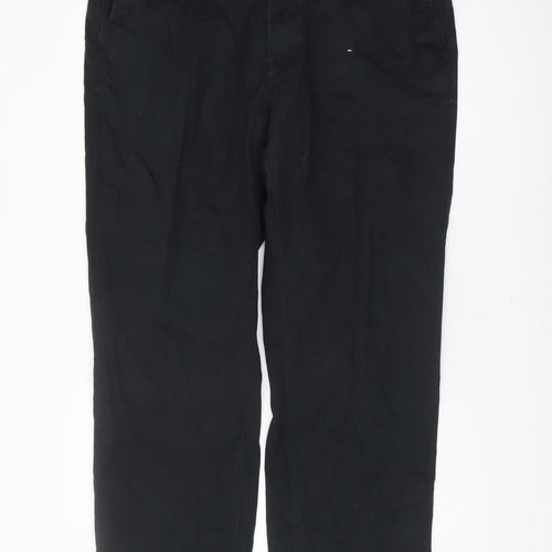 Marks and Spencer Men's Black Chino Trousers Size 40