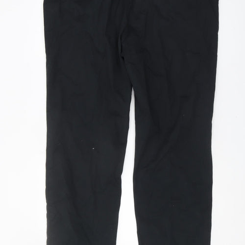 Marks and Spencer Men's Black Chino Trousers Size 40