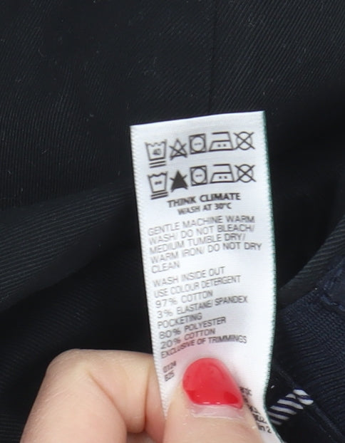 Marks and Spencer Men's Black Chino Trousers Size 40