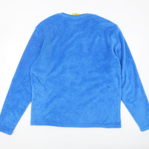 The Simpsons XL Men's Blue Pyjama Top - Cartoon Style