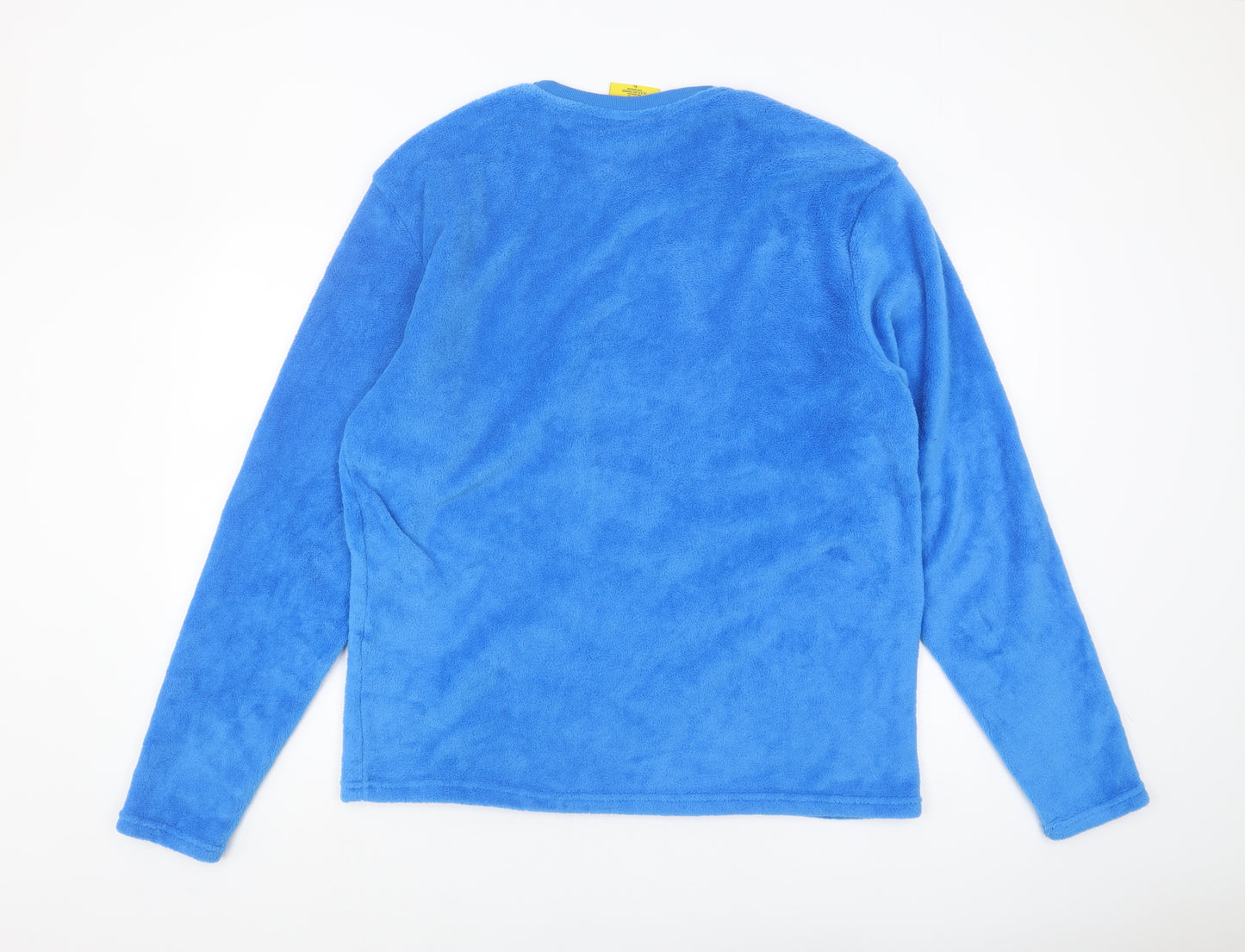 The Simpsons XL Men's Blue Pyjama Top - Cartoon Style