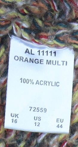 Cotton Traders Women's Multicoloured Pullover Jumper Size 16