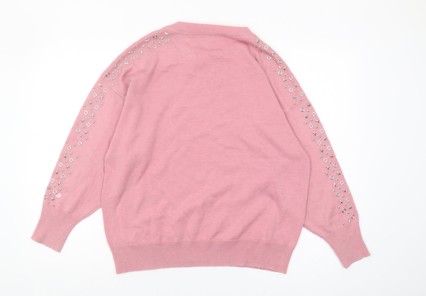 Sonder Studio Women's Pink Pullover Jumper, Size 12