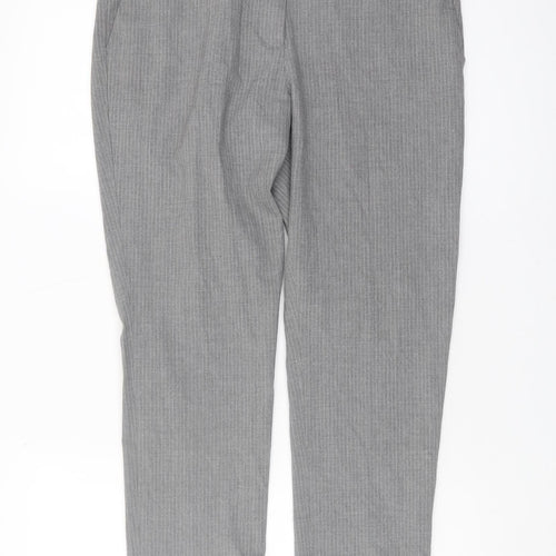Van Heusen Women's Grey Dress Pants, Size 32, Elegant Fit