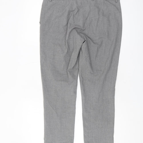 Van Heusen Women's Grey Dress Pants, Size 32, Elegant Fit