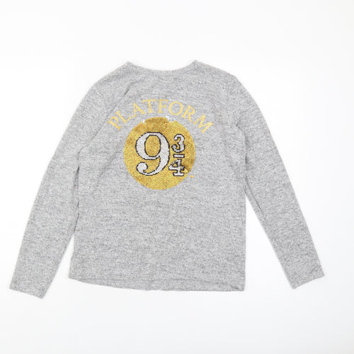 Harry Potter Girls Grey Long Sleeve T-Shirt 12-13 Years