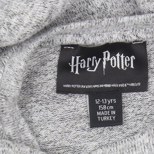 Harry Potter Girls Grey Long Sleeve T-Shirt 12-13 Years