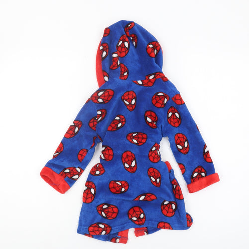 Marvel Spider-Man Unisex Blue Robe 18-24 Months Hooded