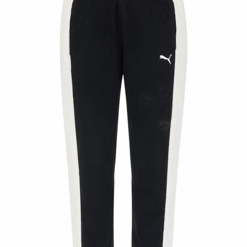 Puma Men's Black Jogger Trousers, Size L, Casual Comfort