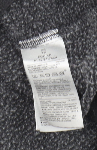 GAP Unisex Grey Hoodie XS - Casual Logo Fleece Pullover
