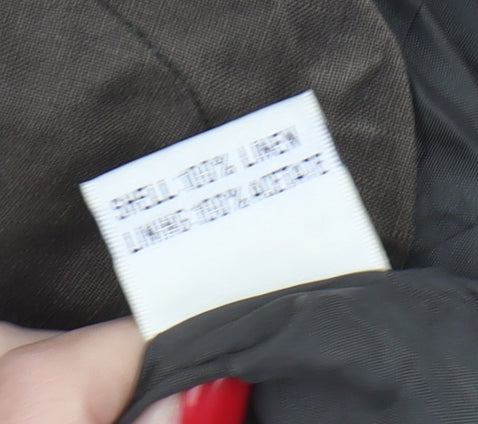 Monsoon Women Brown Blouse, Size 10, V-Neck Casual