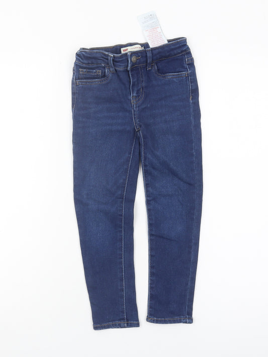 Levi's Boys Blue Skinny Jeans Medium Size