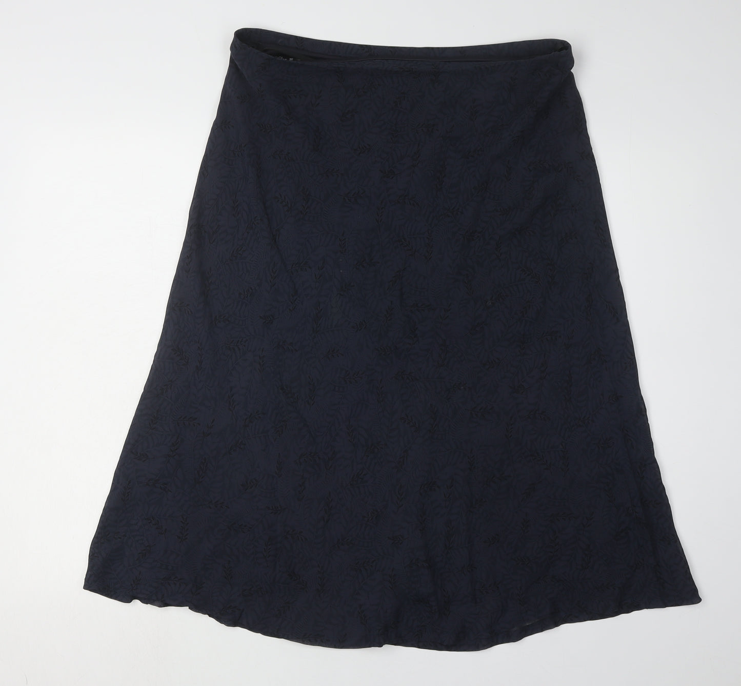 Marks and Spencer Women's Black Midi Skirt, Size 18