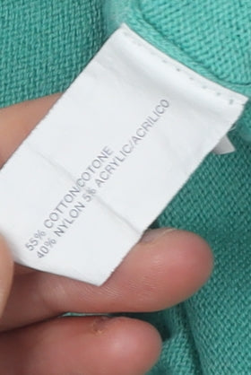 Gap Women's Green Cardigan Size L V-Neck