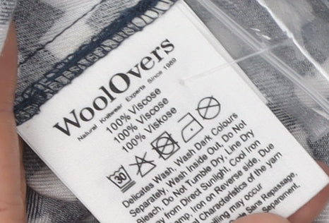 WoolOvers Women's Multicoloured Geometric Shirt Dress 12