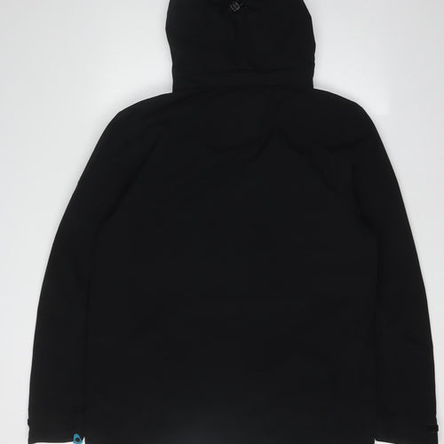 TOG24 Men's Black Puffer Jacket M Hooded Waterproof