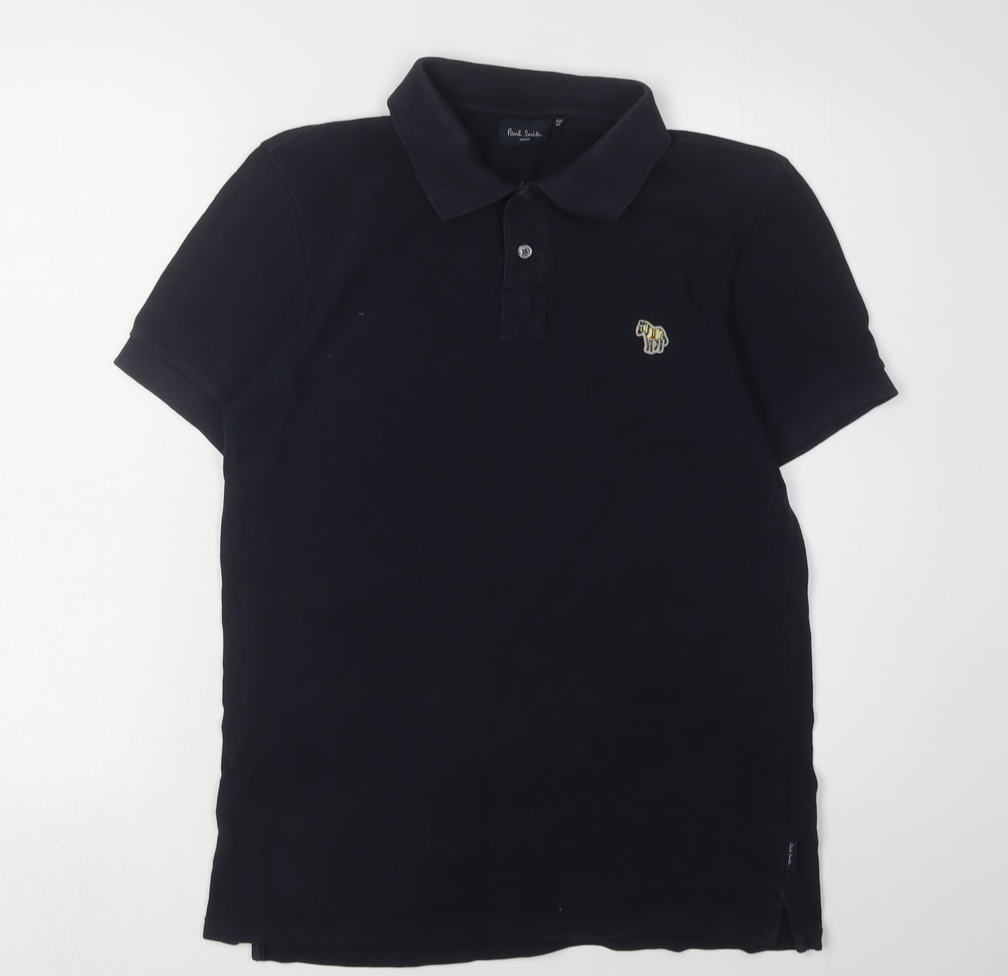 Paul Smith Men's Black XS Polo Shirt, Collared, Casual