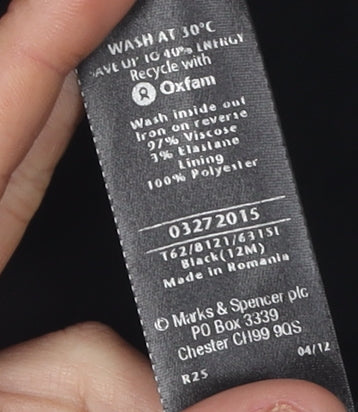 Marks and Spencer Women's Black Maxi Dress Size 12